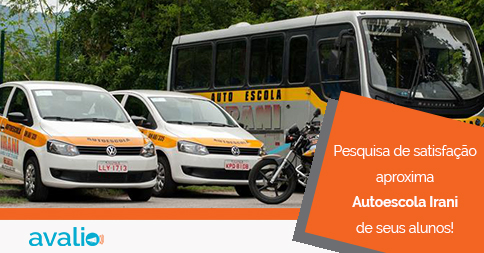 Pesquisa de satisfação com alunos da Autoescola Irani